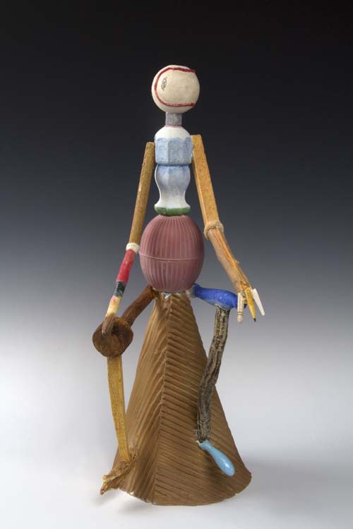 Seated Figure with Baseball, Copyright 2014, Alice Shaw