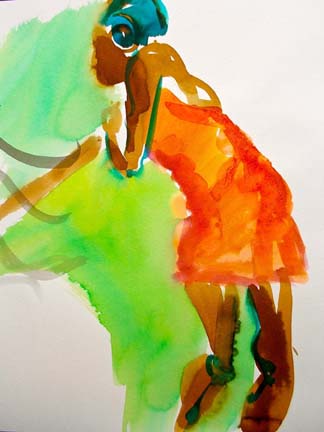 Little Orange Dress, Copyright 2016, Jean Oppermann