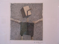 Untitled (stick figure with arms out), Copyright 2004, made in California