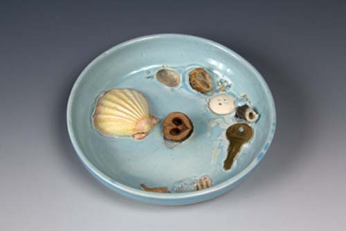 Still Life Bowl with Shells and Key, Copyright 2014, Alice Shaw
