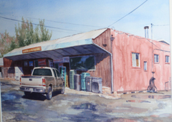 Tonopah Garage, Copyright 2010, Max Bechtle
